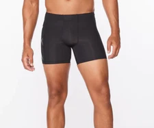 2xu Mens Compression 1/2 Shorts - Black/Nero HOT BARGAIN