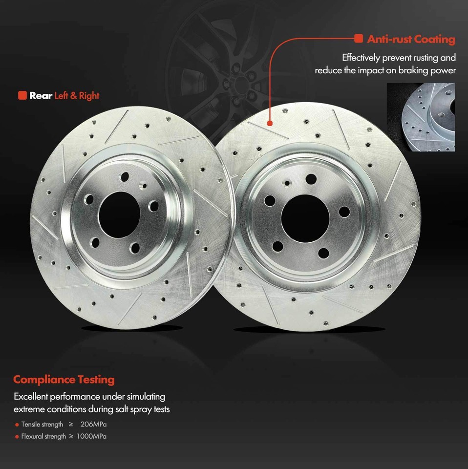 EBC Premium Front Rotors (321x30mm) | 99-01 Audi A6 Quattro 2.7 Twin Turbo Sedan 8 Pad Set main image 0
