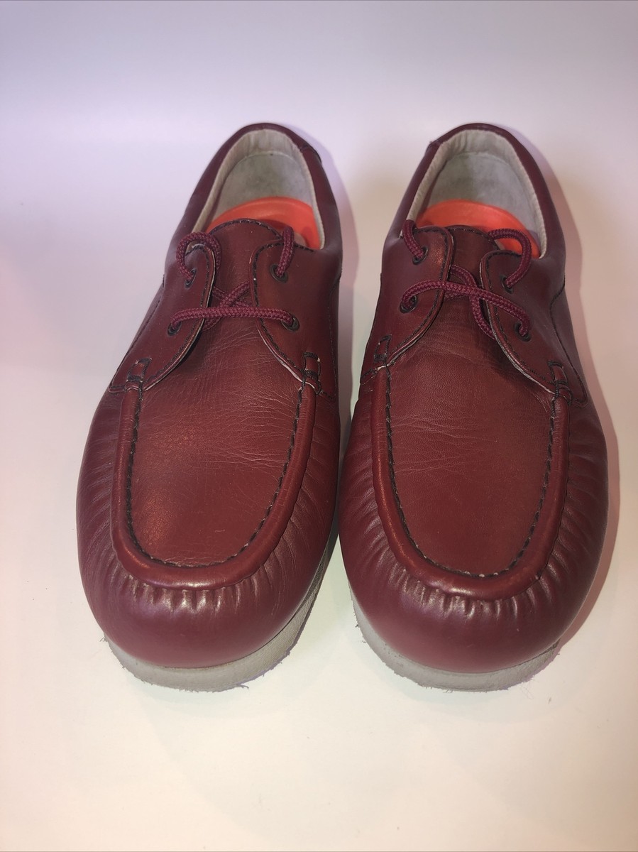 Sz 8M RocSports Rockport Cherry Brown leather Oxfords Vibram  display picture 2