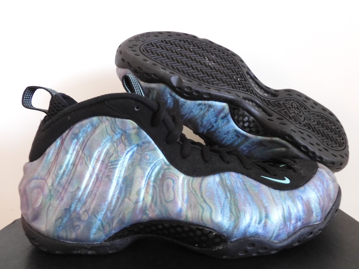 NIKE AIR FOAMPOSITE ONE PREMIUM ABALONE BLACK-AURORA GREEN NIKE AIR FOAMPOSITE ONE PREMIUM ABALONE BLACK-AURORA GREEN