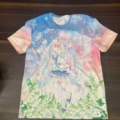 Hatsune Miku Hokkaido Hello Kitty Snow Sakura Full Graphics T-Shirt (Limited)