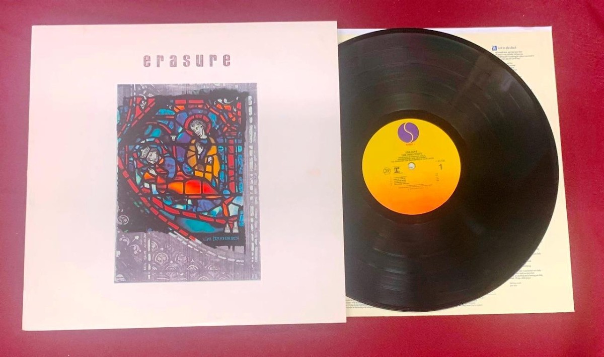 ERASURE The Innocents 1988 LP Record 1ST PRESS Vinyl w/Inner