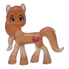 Hasbro My Little Pony Figurine Toy 2" Orange Transparent Mini MLP