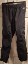 NEW Eastern Mountain Sports EMS Thunderhead Full Zip Rain Pants Black Size XS