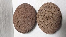 2 STONE FOOT VOLCANIC LAVA PUNICE PEDICURE CALLUS SOFTEN FEET DRY FOOT SKIN