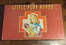 Vintage 1940 Little Play Nurse Kit #1312 Copyright MCMXL by Transogram Co., Inc.