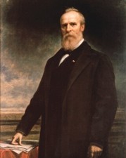 19th US President RUTHERFORD HAYES Glossy 8x10 Photo Political Print 1884 Poster