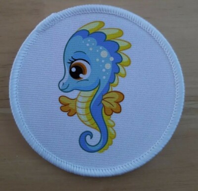 Seepferdchen Meeresbewohner Taucher Patch Abzeichen Aufnäher Badges