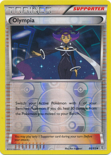 Olympia - 66/83 - Uncommon - Reverse Holo x1 - Lightly Played - Generations