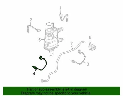 Genuine GM 2004-2007 Saturn Vue 3.5L O2 Oxygen Sensor Front Left Lower 12601759 - Image 2 of 2
