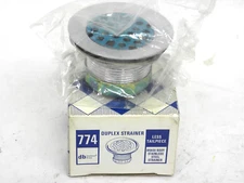 Dearborn Brass 774 Duplex Sink Strainer Brass Body Stainless Steel Strainer HR