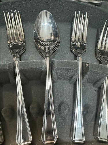 60Pc Guild Silver CLASSIC HARLEY DESIGN Cutlery Canteen Viners England - Picture 5 of 11