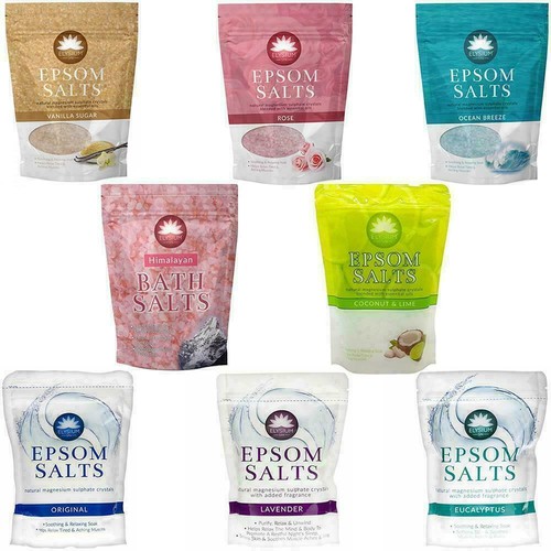 Spa Epson Spa Salts Bath Natural Magnesium Epsom Eases Muscle Pain Aches eBay