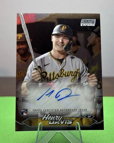 2024 Topps Stadium Club - Chrome Autographs #SCCA-HD Henry Davis (AU, RC)