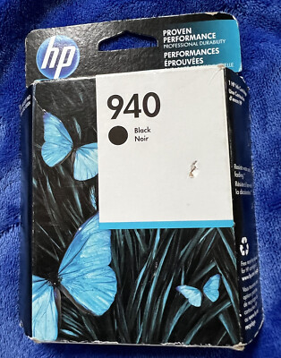 New HP 940 Office Jet Pro Black Ink Printer Cartridge C4902AN Option 140 Genuin