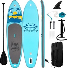 FunWater 11 Inflatable Paddle Board SUP w/ Pu...