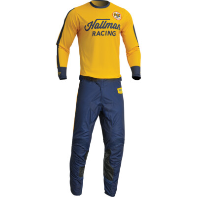 Thor Hallman Differ Roosted Jersey - Lemon/Navy | Small | eBay