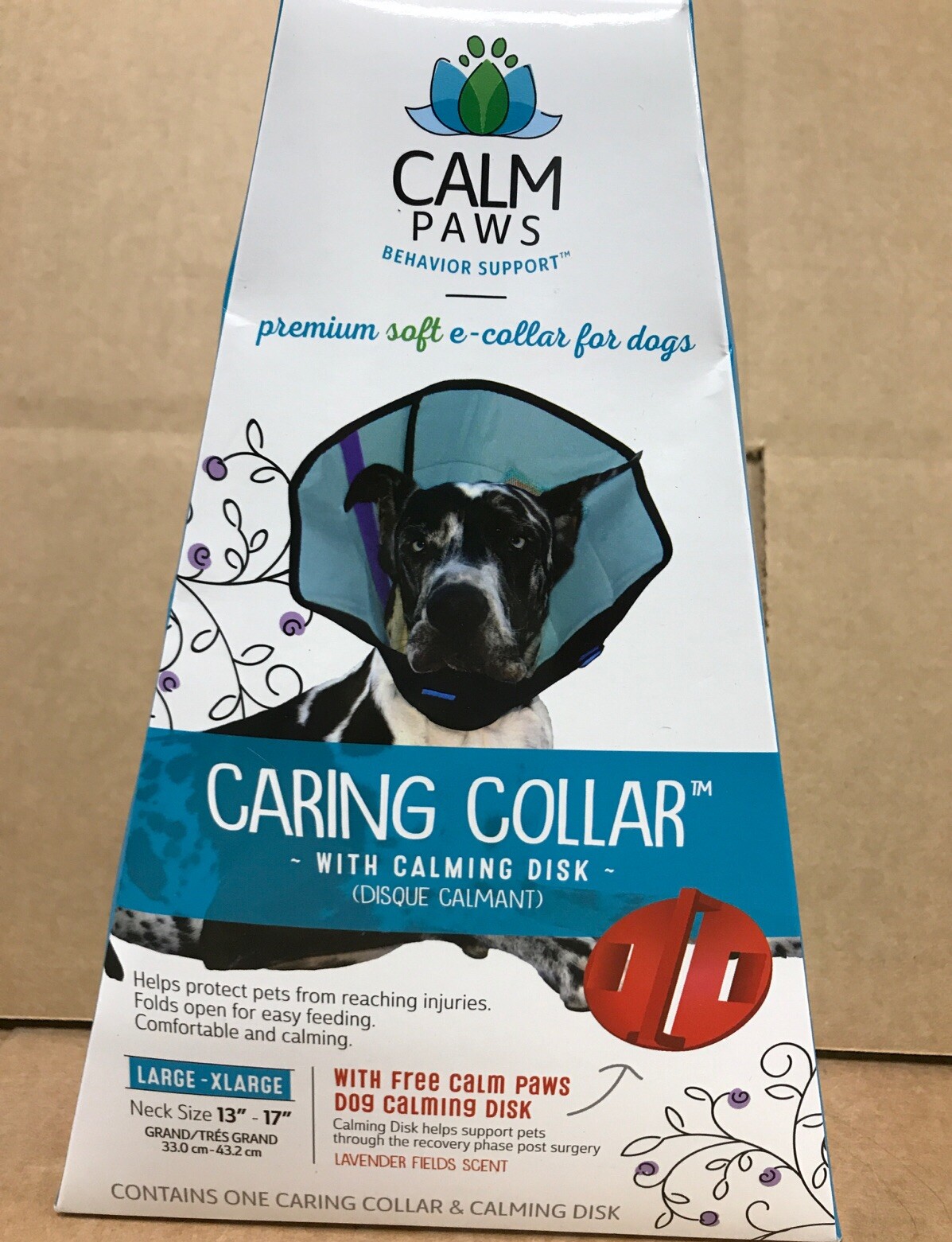 calm paws protective collar large