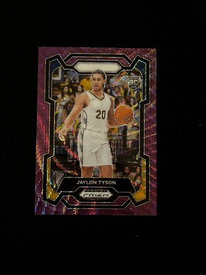 JAYLON TYSON PURPLE Wave 2024-25 Panini Prizm Draft Picks Rookie 