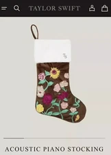 Taylor Swift ACOUSTIC PIANO CHRISTMAS STOCKING ✨ IN HAND ✨ Eras Tour sock new