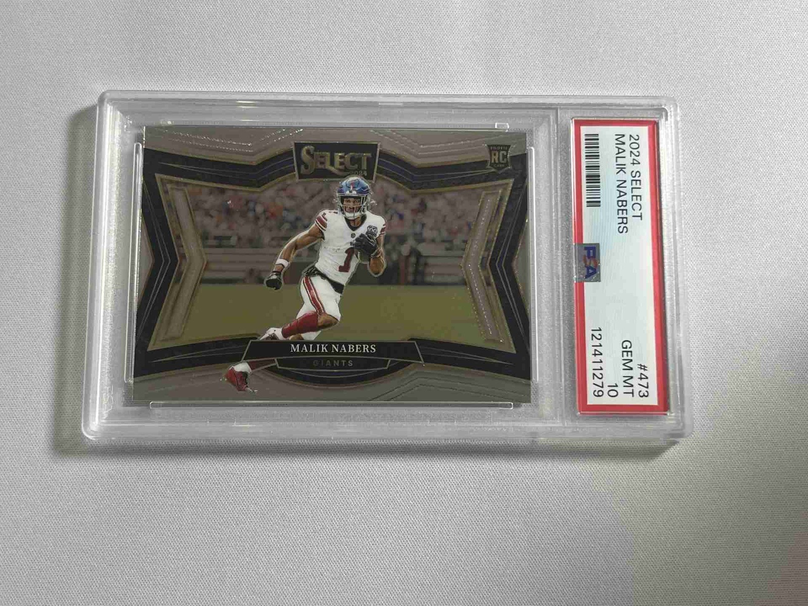 2024 Panini Select Football MALIK NABERS #473 Rookie Field Level PSA 10