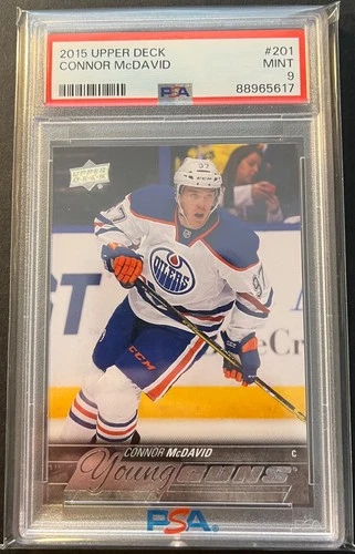 Connor McDavid Young Guns PSA 9 - 2015-16 Upper Deck #201 (RC)