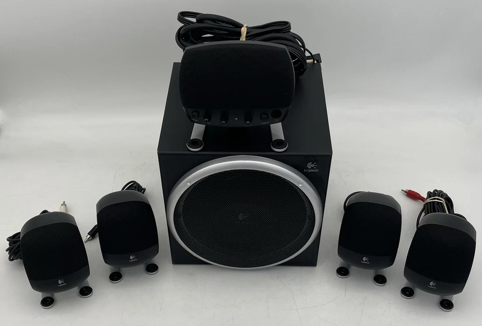 Logitech Z-640 5.1 Kanal Computer PC Surround Sound Lautsprechersystem S-0073A