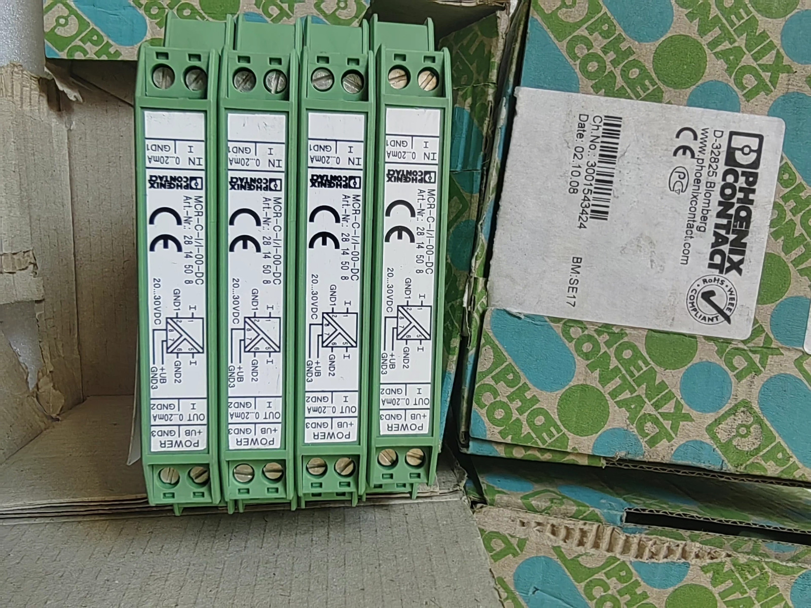 1PCS, PHOENIX CONTACT MCR-C-I/I-00-DC Isolating Amplifier 2814508, free shipping
