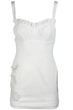 THE COLLECTION BY REFORMATION WHITE COTTON MINI DRESS US 2 UK 6
