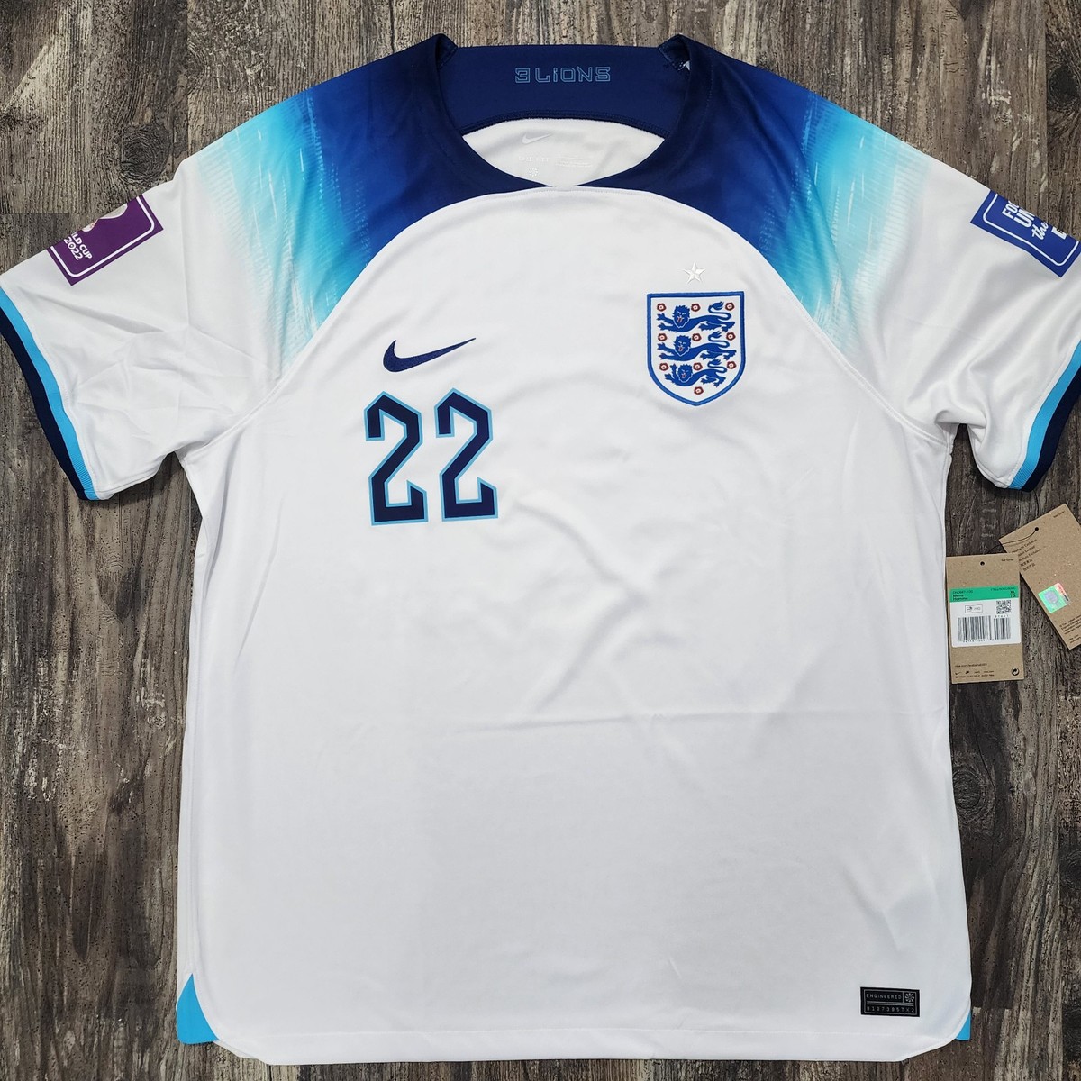 NIKE イングランド代表　アウェー　ユニフォーム　BELLINGHAM XL NIKE イングランド代表アウェーユニフォームBELLINGHAM XL