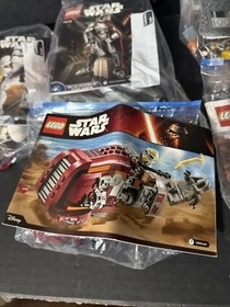 Lot Of 5 Star Wars LEGO Sets With Mini Figs: 75114, 75118, 75334, 75099, 75299!