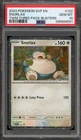 Pokemon Snorlax Twilight Masquerade Three Pk. Blisters Promo SVP EN 122 PSA 10