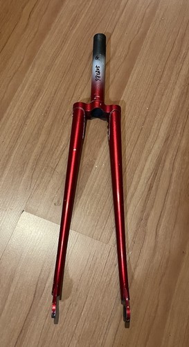 TRACK FORK No Brake Hole Njs Stamped 700c Shimano Dropouts Vintage Japan ๐ฏ๐ต - Picture 2 of 19