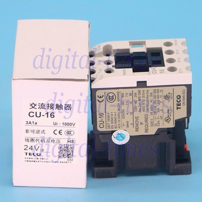 One For TECO New CU-16 24V AC contactor Free Shipping