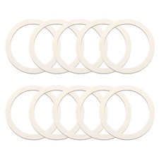 6.1 Inch Unfinished Wood Rings Natural Wooden Ring Circle Round Ornaments,10Pcs