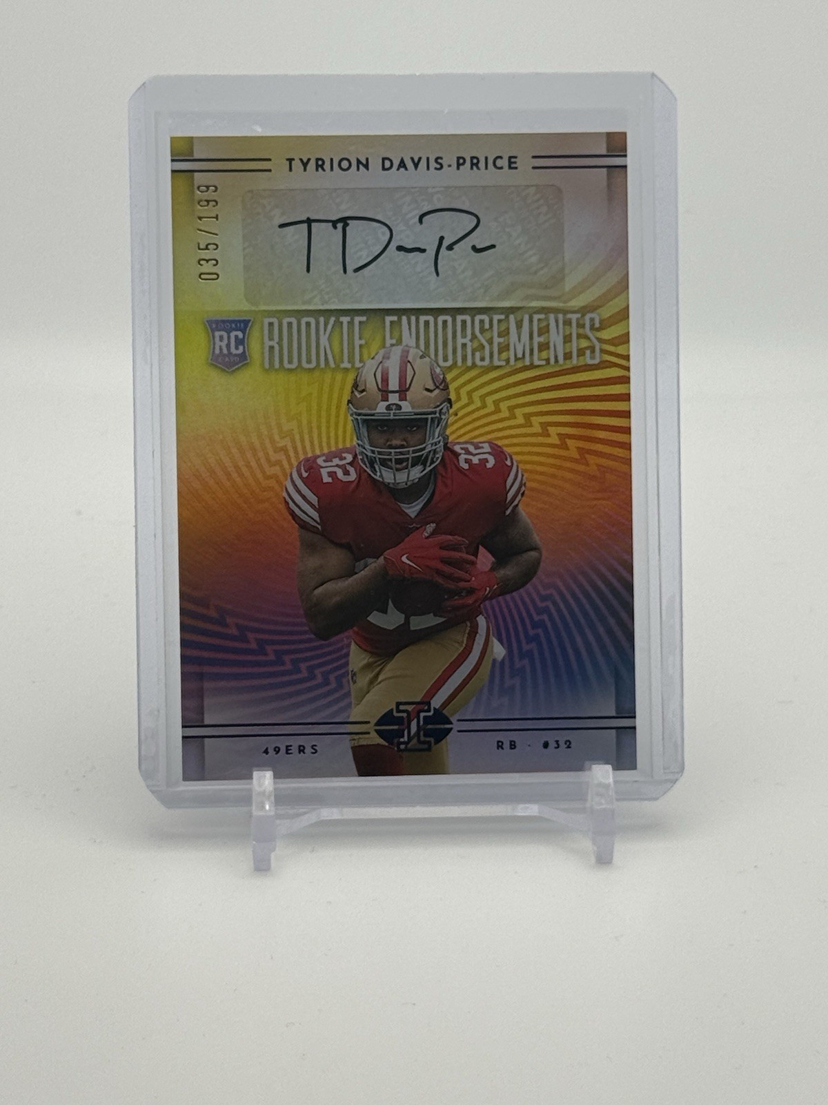 Tyrion Davis-Price Panini Illusions Rookie Endorsements Autographs #RETDP Base