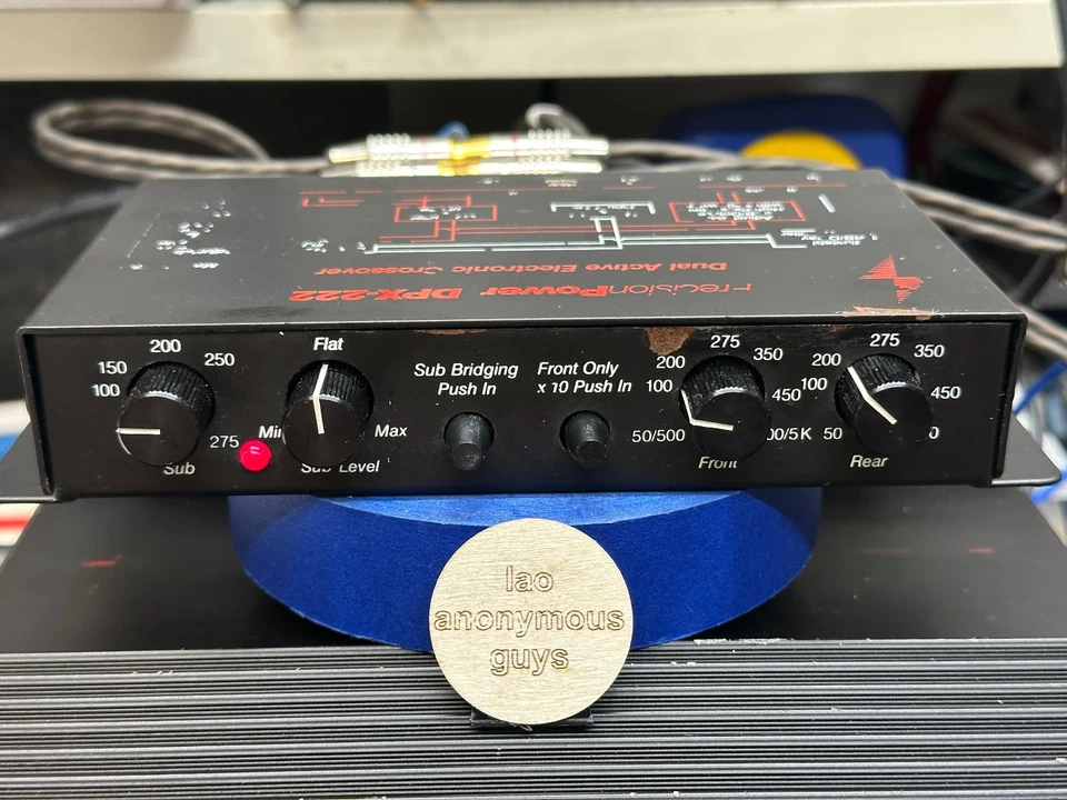 PPI Precision Power # DPX-222 Dual Active Crossover Vintage Old School RESTORED - Image 2 of 4