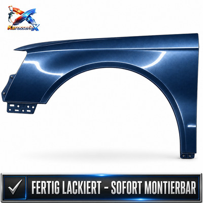 Kotflügel VW Passat B6 LC5F links blau vorne lackiert 2005-2010