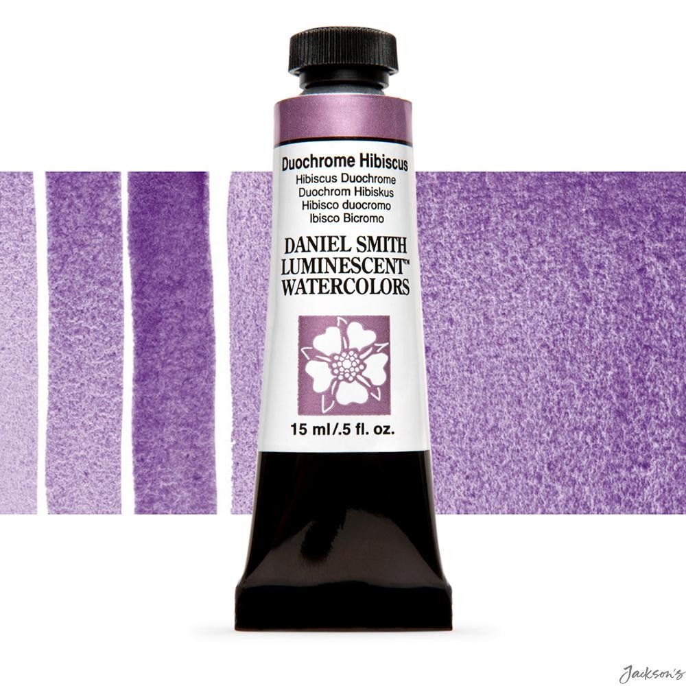 Daniel Smith Luminescent Watercolour Paint Metal Oxide 15ml Duochrome Hibiscus