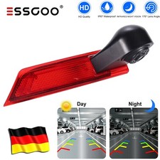 ESSGOO Für 2012-16 Ford Transit Custom HD IP67 3. Bremsleuchte Rückfahrkamera