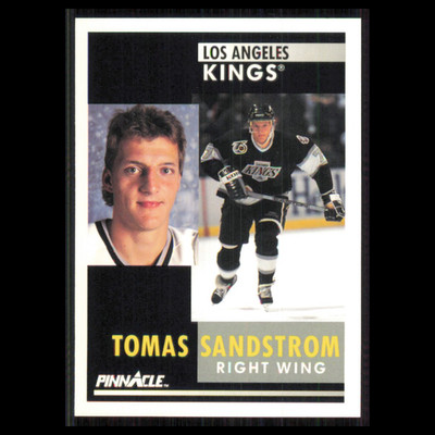 Tomas Sandstrom #178 1991 Pinnacle Los Angeles Kings Hockey Card NHL NM