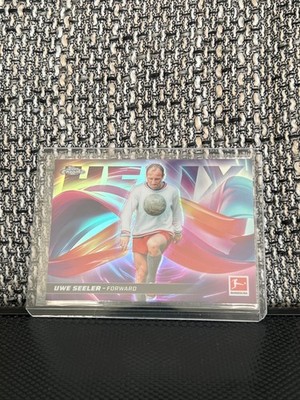 Uwe Seeler Topps Chrome Bundesliga Hamburger SV HSV Helix Casehit