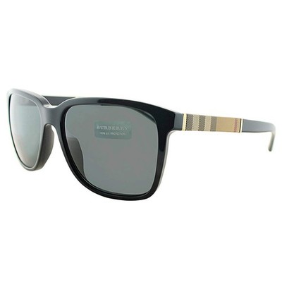 Burberry Men's Sunglasses BE4181 300187 58mm Black / Grey Lens