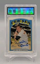 2021 Topps Heritage Real One Auto #ROA-BR Brooks Robinson Arena 10/10
