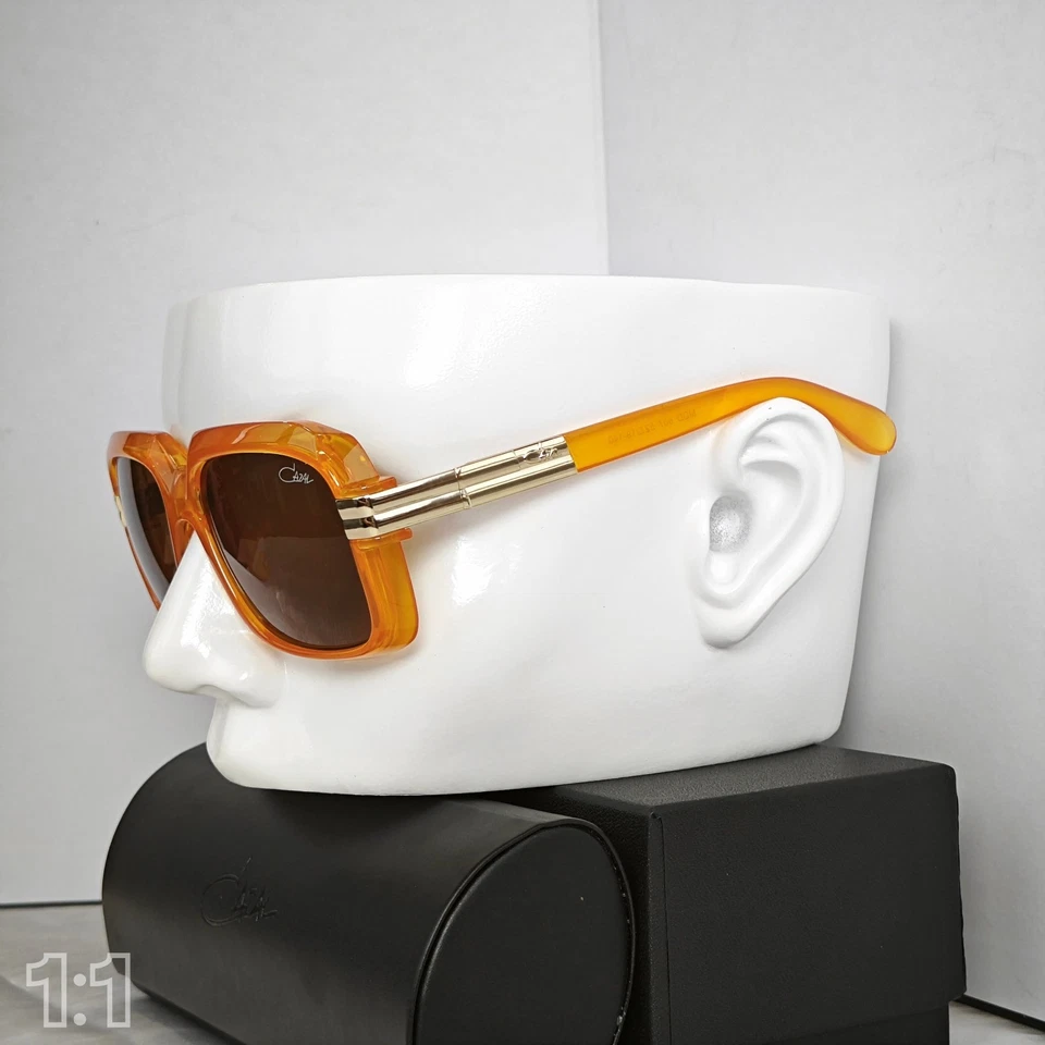 Gafas de sol tintadas CAZAL LEGENDS mujeres hombres gafas de lujo naranja y dorado Foto 4 de 4
