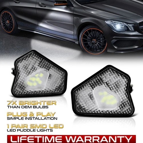 [BRIGHT] SMD LED Under Mirror Puddle Light M-Benz W117 W204 W212 W221 W218 W156