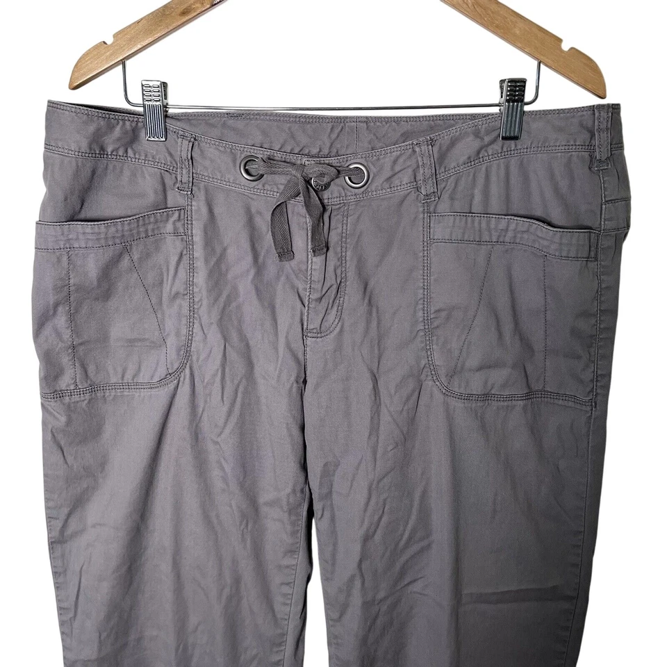 Pantalones cargo The North Face para mujer talla 16 gris dobladillo enrollable UPF 30 Adventure Foto 3 de 4