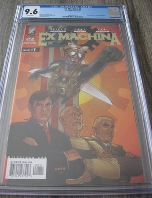 Ex Machina # 1 CGC 9.6 DC Wildstorm 2004 1st Appearance Of The Great Machine NM