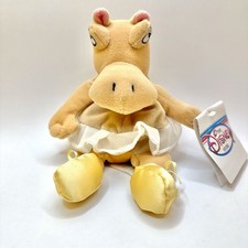 VTG Disney Store Exclusive Fantasia Plush Hippo Ballerina Bean Bag Stuffed Y4