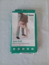 Juzo Soft Medical Compression Stockings 15-20 mmHg Knee Size Large IV Beige New